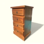 Cómoda 4 Cajones Madera Eucalipto - Imagen 2