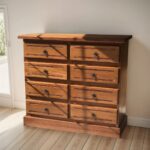 Cómoda Susana en Madera 8 Cajones