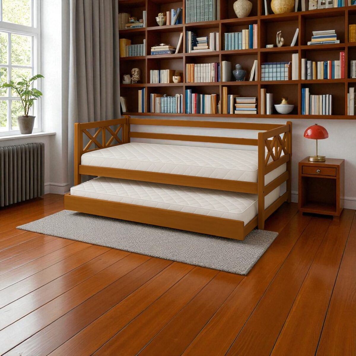 Cama Marinera 1 Plaza Madera Eucalipto - Imagen 1